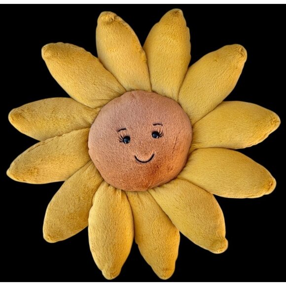 Jellycat Fleury Plush Pillow Toy 15" Polyester Yellow & Brown With Tags Gift - Picture 4 of 12